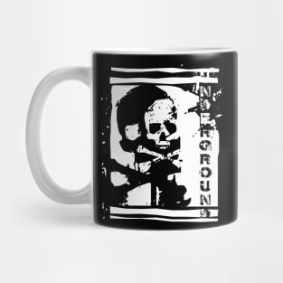 underground skull design Mug